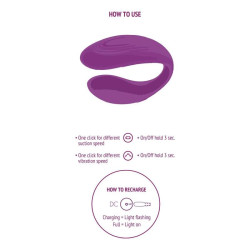 Xocoon - Vibrateur Bound Love Couples Violet